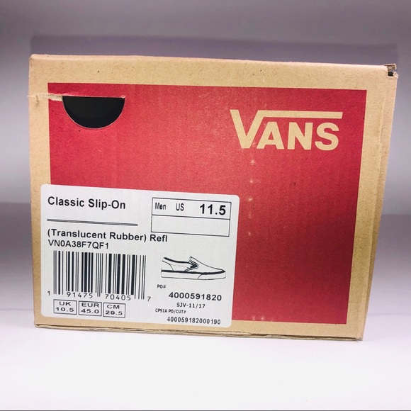 Vans Translucent Rubber Blue Checkerboard Sneakers - Picture 9 of 9